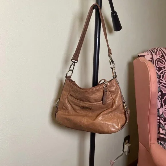 Leather Brown Stone Mountain Purse - Picture 1 of 3